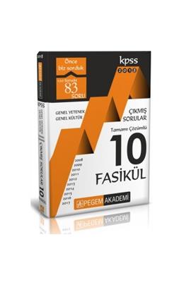 Pegem 2018 Kpss Lisans Çözümlü 10 Fasikül Çıkmış Sorular