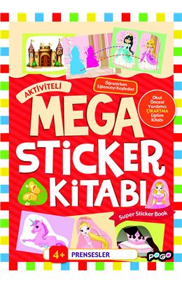 Mega Sticker Prensesler
