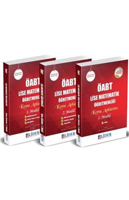 Lider 2018 Öabt Lise Matematik Öğretmenliği 3 Lü Modüler Konu Anlatımı
