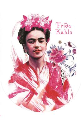 Ayraç Mıknatıslı Pembe Frida(25 Li Paket)