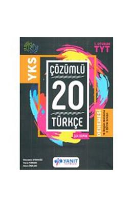 Yanıt Tyt-Yks  Türkçe Çözümlü Çek Kopar 20 Deneme