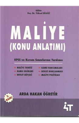 4T Maliye Konu Anlatımı (2. Baskı) (İkinci El)