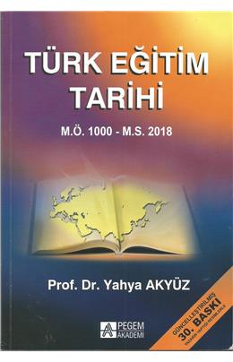 Türk Eğitim Tarihi (30. Baskı) (İkinci El)