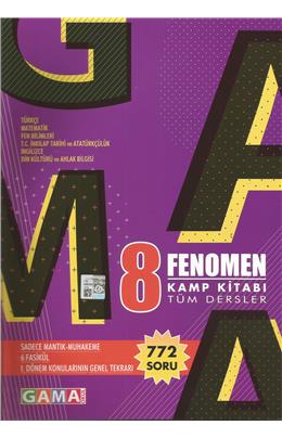 Gama 8 Fenomen Tüm Dersler Kamp Kitabı (2021)