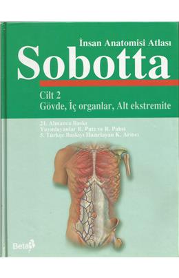 Sobotta İnsan Anatomisi Atlası Gövde, İç Organlar, Alt Ekstremite 2 Cilt (İkinci El)