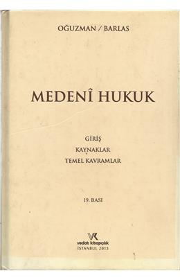 Medeni Hukuk(19. Baskı 2013)(İkinci El)