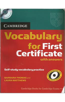 Vocabulary For First Certificate(2007)(İkinci El)(Stokta 1 Adet Var)
