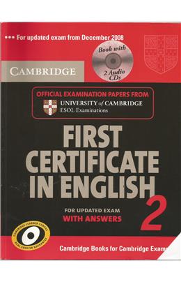 Fırst Certıfıcate In Englısh 2 (2008)(İkinci El)(Stokta 1 Adet Var)