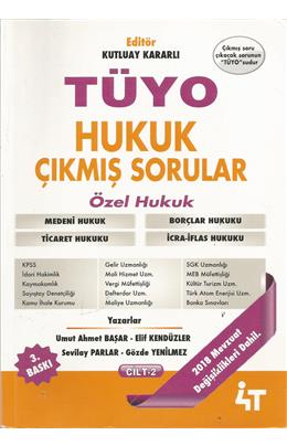 Tüyo Hukuk Çıkmış Sorular(3. Baskı)(İkinci El)(Stokta 1 Adet Var)