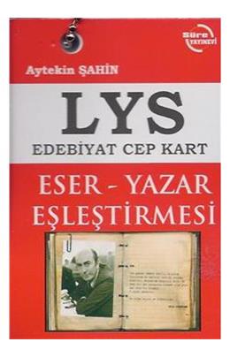 Süre Lys Edebiyat Cep Kartı (Eser-Yazar Eşleştirmesi)