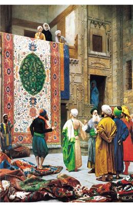 Halı Tüccarı (Kutusuz) 1000 Parça 48X68 Puzzle