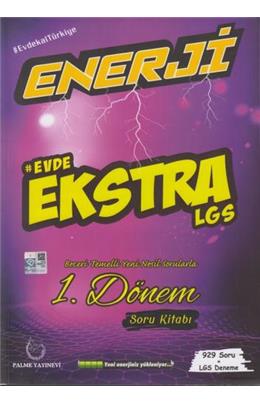 Palme Enerji Evde Ekstra Lgs 1 Dönem Soru Kitabı (2021)