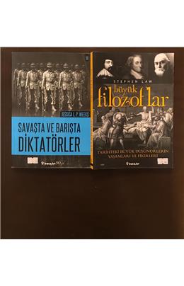 Büyük Filozoflar & Savaşta Ve Barışta Diktatörler (2´Li Set) (İkinci El)(Stokta 1 Adet Var)