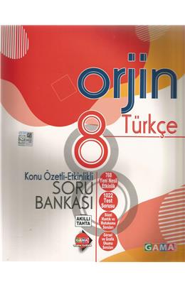 Gama Orjin 8 Sınıf Türkçe 3´Lü Set (2021)