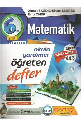 Çanta 6.Sınıf Matematik Defter (2021)