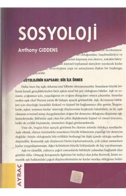 Sosyoloji (İkinci El)(1. Baskı)(Stokta 1 Adet Var)