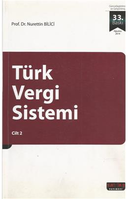 Türk Vergi Sistemi Cilt 2 (33. Baskı) (İkinci El) (Stokta 1 Adet)