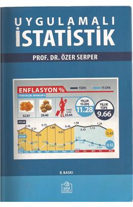 Uygulamalı İstatistik (8.Baskı) (İkinci El) (Stokta 1 Adet)