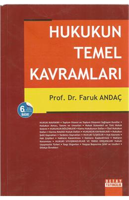 Hukukun Temel Kavramları ( İkinci El ) ( Stokta 1 Adet) (6. Baskı)