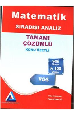 Sıradışı Analiz Ygs Matematik 1 Çözümlü S.B.