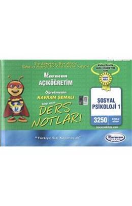 Karacan Aöf Sosyal Psikoloji 1 Ders Notu