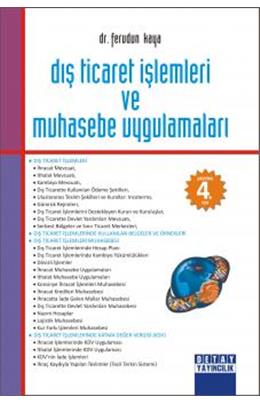 Dış Ticaret İşlemleri Ve Muhasebe Uygulamaları