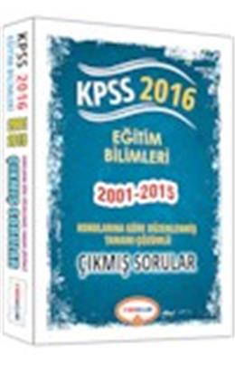 Yediiklim 2016 Kpss Eğitim Bilimleri Çıkmış Sorular (2001 2015)