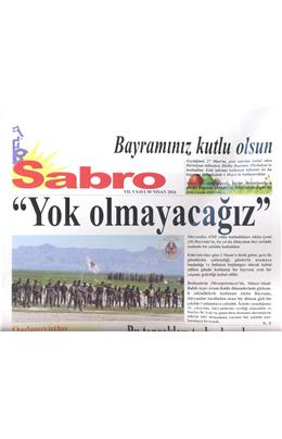 Sabro Dergisi Yıl 5 Sayı 50 Nisan 2016