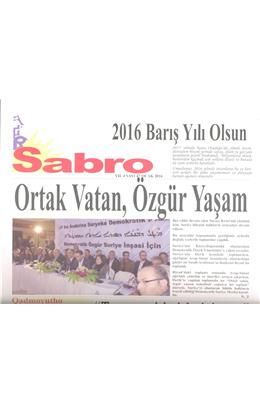 Sabro Dergisi Yıl 4 Sayı 47 Ocak 2016