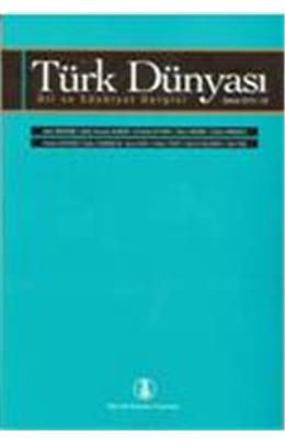 Türk Dünyası Dil Ve Edebiyat Dergisi Bahar 2015/39