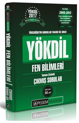 Pegem Yökdil Fen Bilimleri Tamamı Çözümlü Çıkmış Sorular (2017)