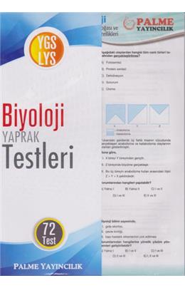 Palme Ygs Lys Biyoloji Yaprak Test