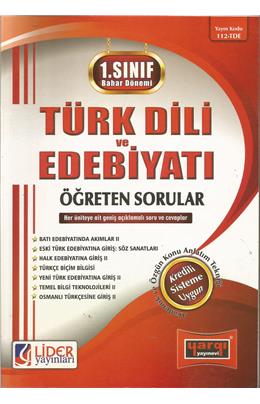 Lider 2013 Aöf Türk Dili Ve Edebiyatı 1.Sınıf Öğreten Sorular (İkinci El)