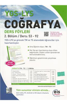 Eis Ders Föyleri Ygs-Lys Coğrafya 2.Bölüm / 53-92 (İkinci El)