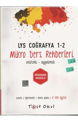 Test Okul Lys Coğrafya 1 2 Mikro Ders Rehberleri Anlatımlı Uygulamalı (İkinci El)
