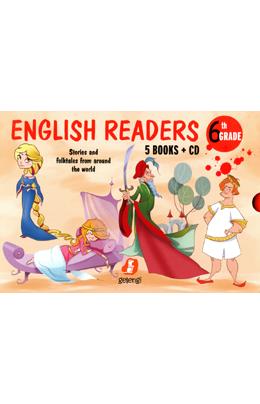 English Readers 6 Th Grade Set (5 Books + Cd)