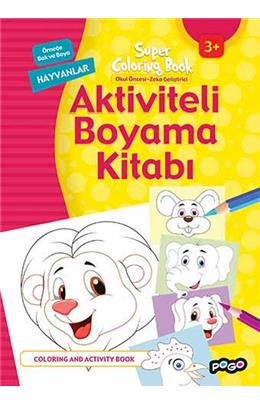 Aktiviteli Boyama Kitabı Hayvanlar