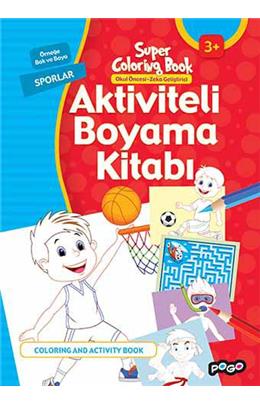 Aktiviteli Boyama Kitabı Sporlar